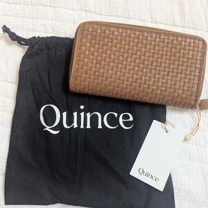 Quince Brown Woven Wallet